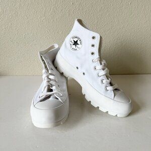 Converse Chuck Taylor All Star Lugged Hi White Womens Size 8.5 New without Box